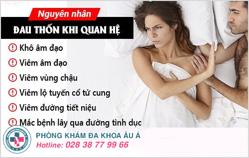 Chị em phụ nữ quan hệ bị thốn do đâu?