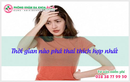 Thời Gian Phá Thai An Toàn Và Thích Hợp